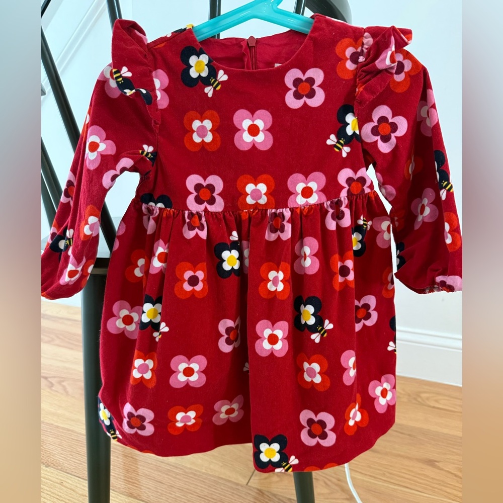 Jacadi Red and White Dress